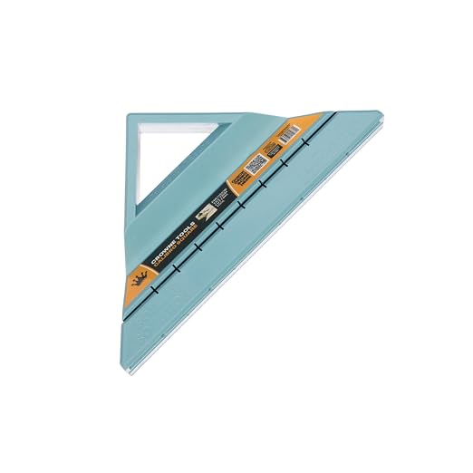 CaliBro Square – Tile Trim & Cutting Guide, Speed Square & Carpenter Tile Tool, ABS Plastic – Blue