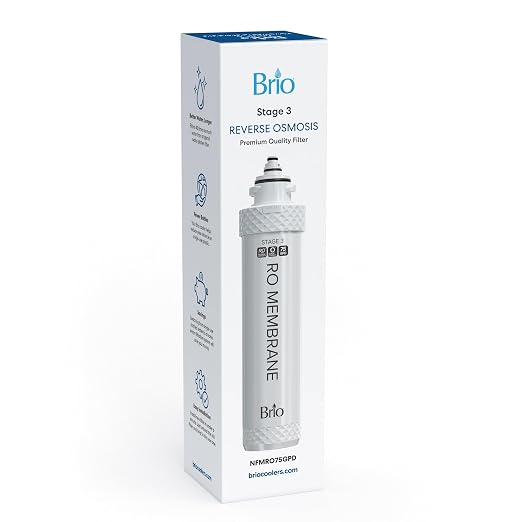 Brio Cartridge - Stage-3: Reverse Osmosis RO Membrane models CLPOU420UVRO4, CLPOU720UVRO4, CLPOU720UVRO4BK, CLPOU720UVRO4BKIOT, CLPOU720UVRO4IOT, CLPOU720UVRO4TN, CLPOU720UVRO4TNIOT, CLPOU720UVRO4X