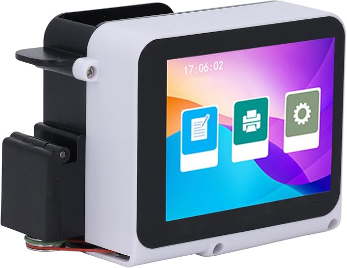 Hyuduo Mini Portable Gun Handheld Inkjet Printer 28 Languages HD Touch Screen Compact Design Type C Interface for Carton Box Wood Cloth Plastic with 4 core Cup
