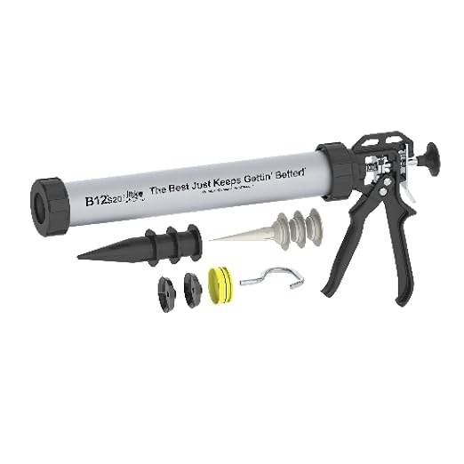 Albion Engineering Company B26S20 B-Line Manual Sausage Caulking Gun, 20 oz, 26:1 Drive