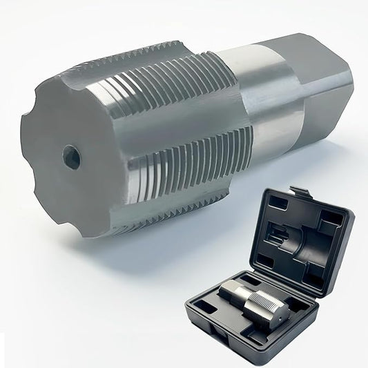 1-1/2"-11-1/2 NPT Pipe Tap, Precision Carbon Steel NPT Tap Set for Clean Accurate Threads, 1-1/2-11-1/2" NPT Tap, Perfect for Plumbers Mechanics DIYers, with Durable Plastic Case.
