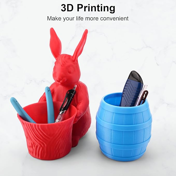 ENTINA 4 Colors PLA 3D Printer Filament for Tina 2, Dimensional Accuracy +/- 0.02mm, 1.75MM 200G 3D Printer Filament Bundle for 3D Printers