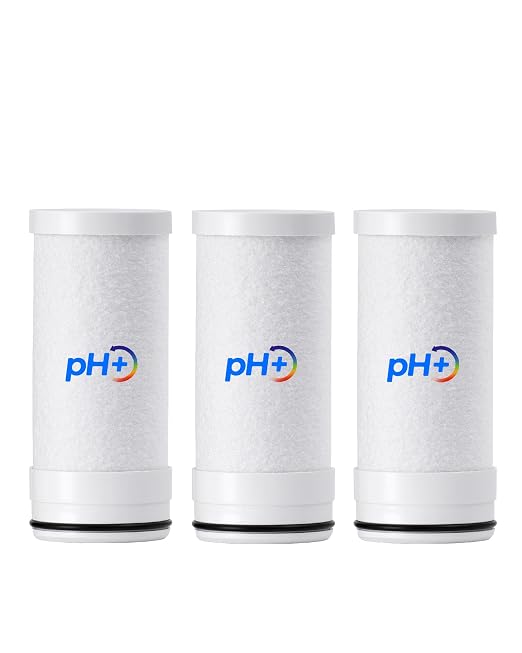 [Original] Waterdrop FF-05 Alkaline Water Filter Replacement for Waterdrop WD-FC-02T/FC-02/FC-01/FC-06, Water Filter for Sink Faucet, Reduces Chlorine, Sediment, Bad Taste & Odor, 9 Months, 3 Pack