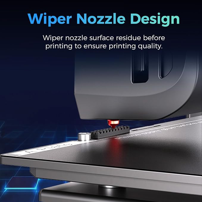 Creality K2 SE Build Plate, Epoxy Resin Platform 235*237mm with Nozzle Wiper, Spring Steel Plate, Wear Resistance Flexible Print 3D Printer Platform for Creality K2 SE 3D Printer, Excellent Adhesion