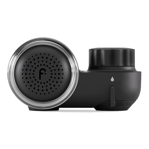 Filterbaby Skincare Filter 2.0, Bathroom Sink Filter Faucet for Skin Care | 99.9% Chlorine Removal – 0.000001 mm Carbon Fiber, Clinically Tested, Skin Hydration in 2 Weeks (Black)