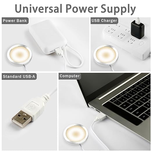 10 Set 3D Printer LED Lamp Kit 001, Compatible with Bambu lab H2D/A1/A1mini/P1S/P1P/X1C Makerworld Maker's Supply Hardware kit 5V USB Powered, Multicolor