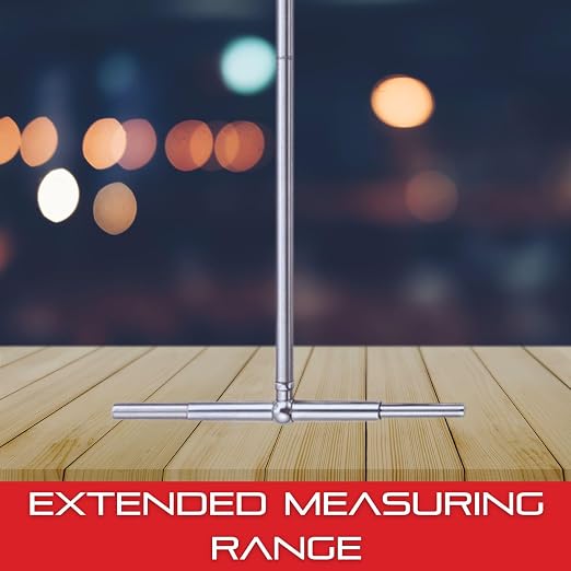 Starrett Telescoping Gage with Hardened and Ground Contacts - Ideal for Determining True Size of Holes, Slots and Recesses - 3-1/2-6" Range, 12" Length - 579F-12