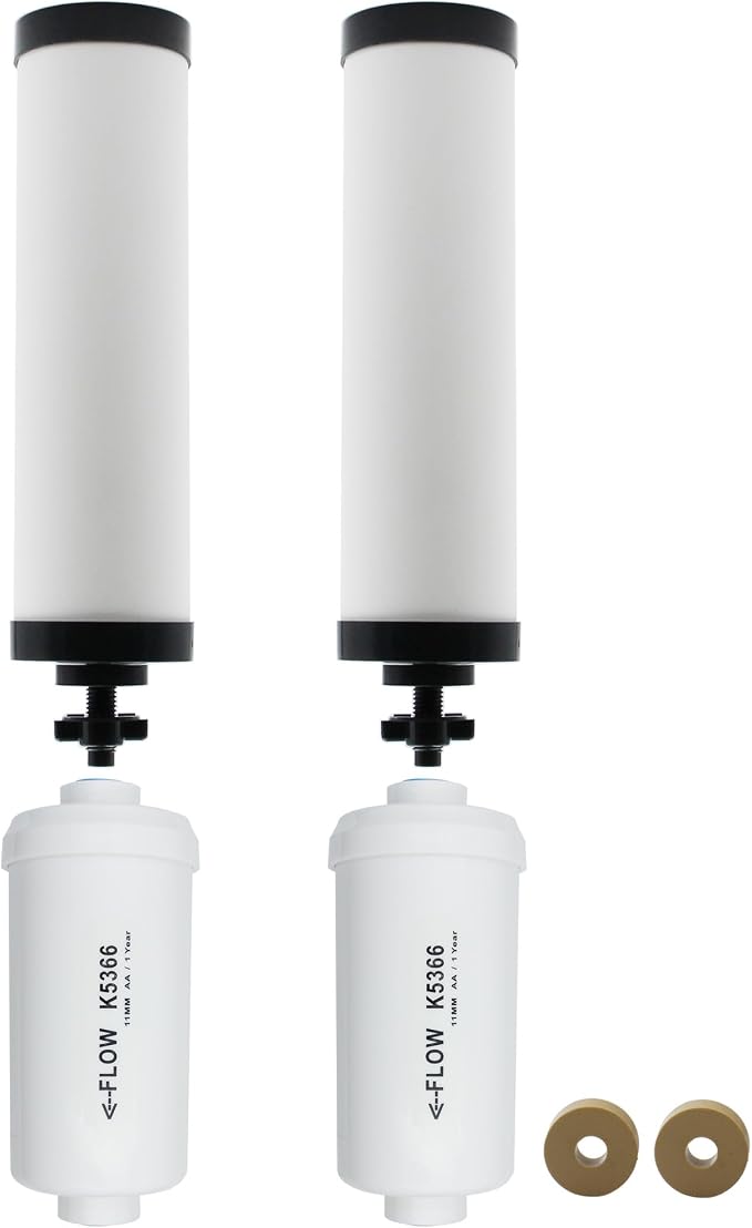 【Upgraded】Renami Filters Replacement for Berkey® BB9-2 & PF-2 Filters | Compatible with Berkey® Gravity Water Filter System, Combo Pack