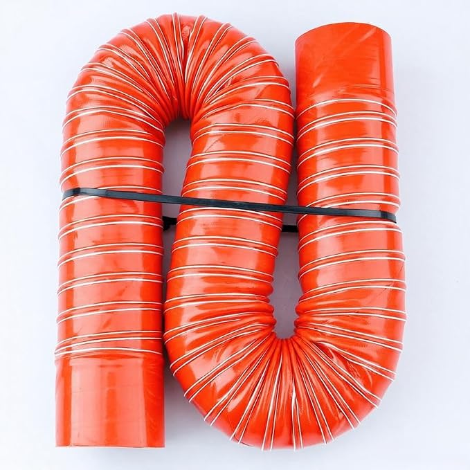 AC PERFORMANCE 2.5" ID Silicone Flexible Brake Cooling Air Ducting Induction Intake Pipe Hose with Cuff, Length 1 Meter (3.3 Feet)