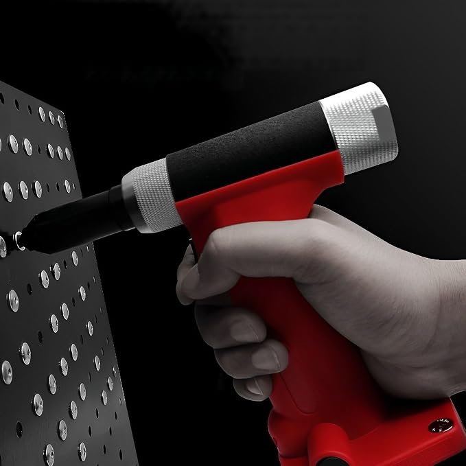 Heavy Duty Air/Hydraulic Rivet Gun Professional Riveting Tool 1/4" air Power Tool no Self Suction Style