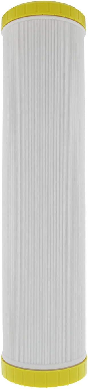 Tier1 20 x 4.5 Water Filter | Cation Exchange Resin Whole House Cartridge for Iron & Manganese Reduction | Fits Most 4.5 x 20 Whole House Filter Housings | Home Water Filter