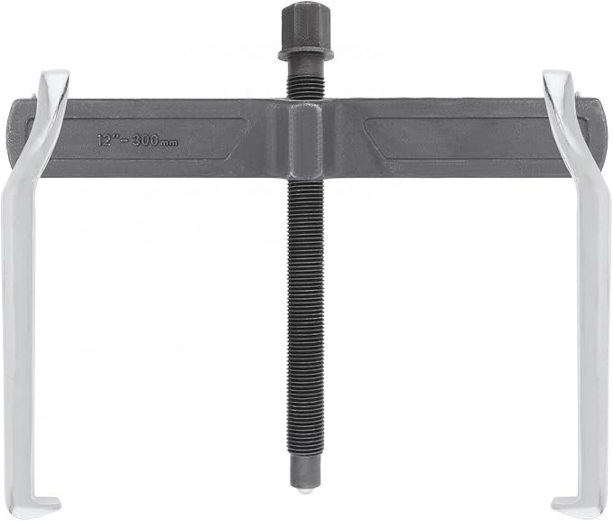 ChgImposs 12 Inch 2-Jaw Gear Puller, Adjustable Bearing Puller Gears, Reversible Removal Tool for External Internal Pulling, CR-V Two Claws Puller Tool for Removal of Pulleys Flywheels Bearings Gears