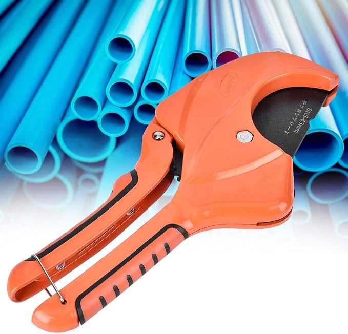 PVC Pipe Cutter, 63mm Opening Manganese Steel Pipe Cutter Scissors, Pipe Cutting Tool for PVC PPR Pipe, Water Pipe, Gas Pipe, Home Working and Plumber