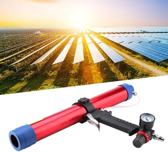 Marhynchus Pneumatic Glass Glue Sealant Caulk Gun Cartridge Air Gun 300~600ML for Electronic Appliances, Automotive Components, Building Decoration Battery Powered Caulking Gun cordless caulking gun