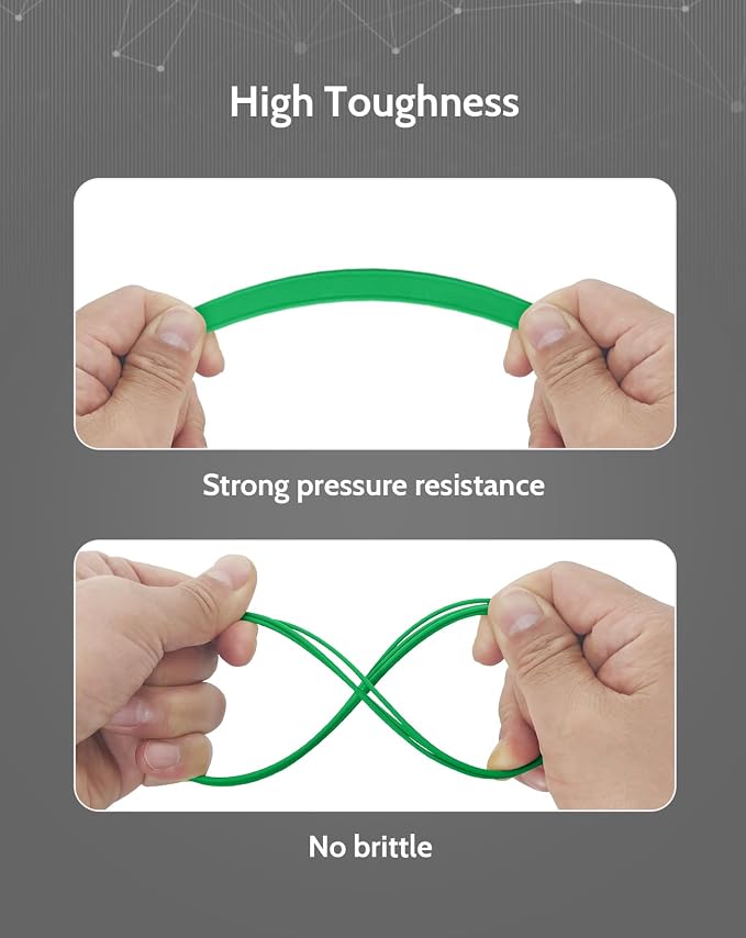 DURAMIC 3D PLA+ Printer Filament 1.75mm PLA Plus Neatly 2Kg Spool(2.2lbs) | PLA Pro Tougher and Stronger, Dimensional Accuracy Probability +/- 0.02mm Green