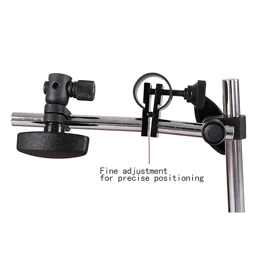 Qnkaa Dial Indicator with Magnetic Base Holder Fine Adjustable Long Arm 0-1" Magnetic Dial Indicator Professional Dial Gauge 0.001"
