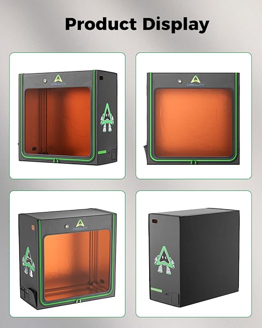 Creality Official Resin 3D Printer Enclosure with Fan Interface, 1000x500x1000mm Extra Large Space 3D Print Cover, Constant Temperature Dustproof Isolate Noise, Compatible with LCD Resin UV 3D Printer