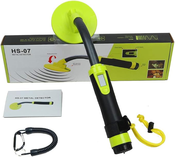 GLOBALDETECTOR Metal Detector 35m/115 Feet Fully Waterproof Underwater Pinpointer High Sensitive Portable Handheld Pulse Induction Gold Detectors Targeting with Vibration LCD Display