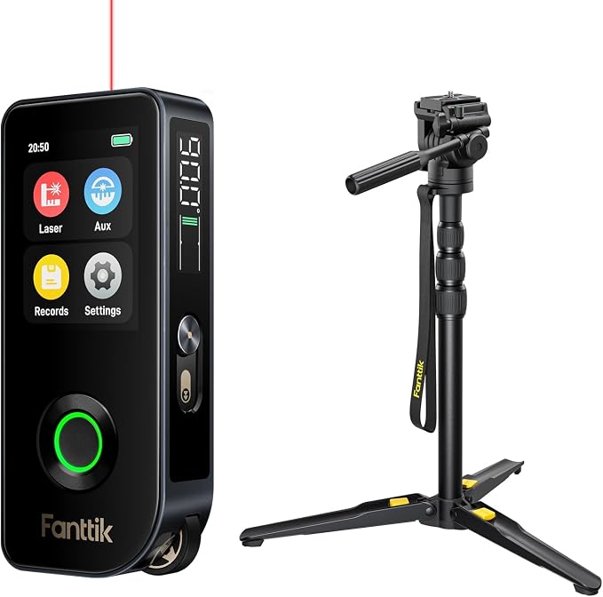 Fanttik A11 Ultra 3-in-1 Laser Measuring Tool & Fanttik DT10 Pro Laser Level Tripod