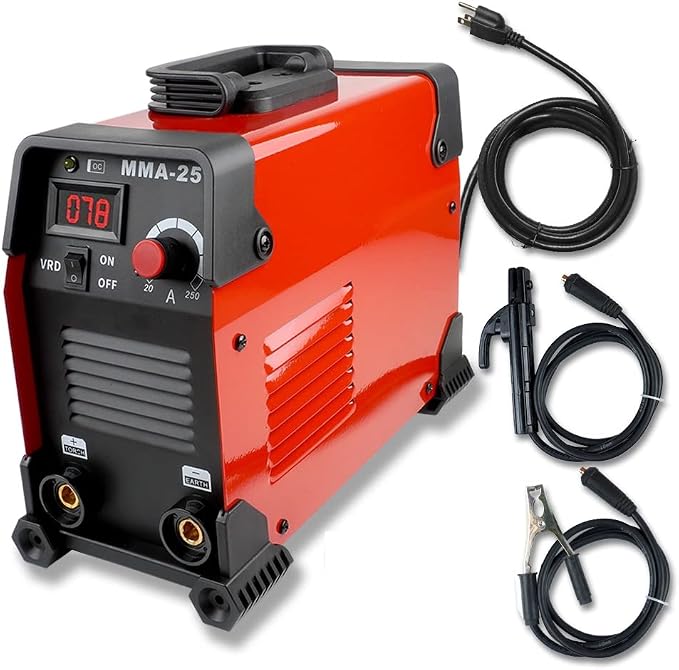 Shikha 250Amp ARC Welding Machine Dual 110 220 volts,Portable DC Inverter Welder 20-250Amp IGBT Digital Display LCD with Welder Inverter Welding Machine Kits