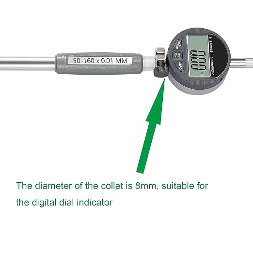 HDLNKAK Digital Dial Indicator Bore Gauges (2"-6"/0.0005") & 0-3" Micrometer Set – Precision Cylinder Measurement & Laser-Etched Machinist Tools Combo