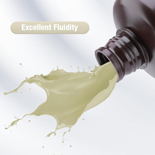 ELEGOO 8K Standard Resin, 405nm Rapid UV-Curing 3D Printer Resin, Higher Precision, Lower Shrinkage 3D Photopolymer Resin for 8K/12K/14K 3D Printer and LCD/MSLA/DLP 3D Printing, Vanilla 1000G