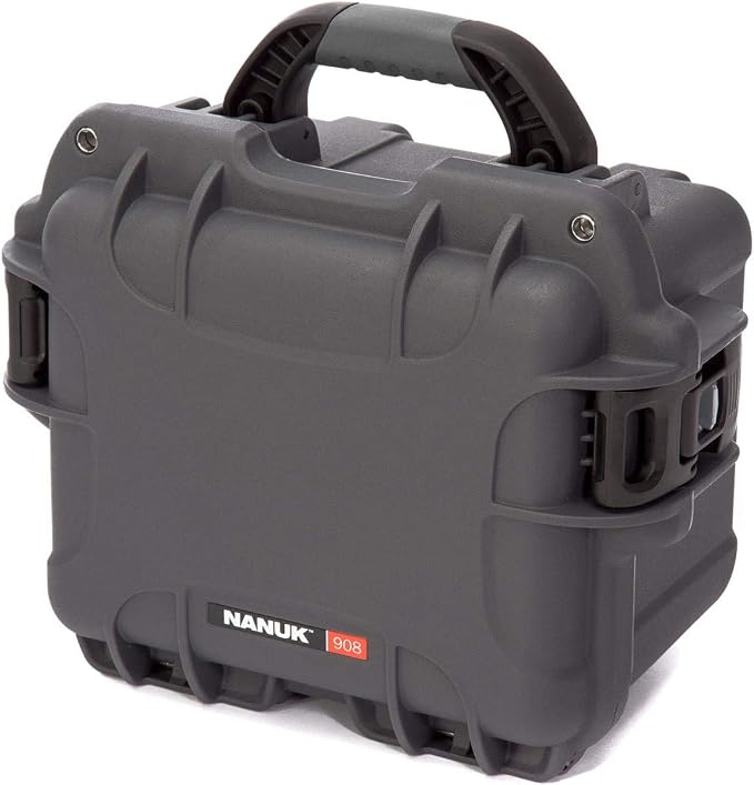 NANUK 908 Waterproof Hard Case with Foam Insert - Graphite