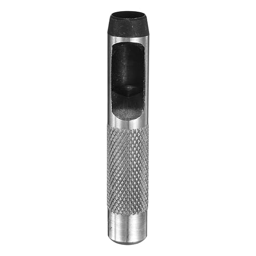 HARFINGTON Leather Round Hole Punch, 13mm Hollow Hole Puncher Cutter Carbon Steel Circle Hole Punching Cutting Tool for Belt/DIY Leather Craft