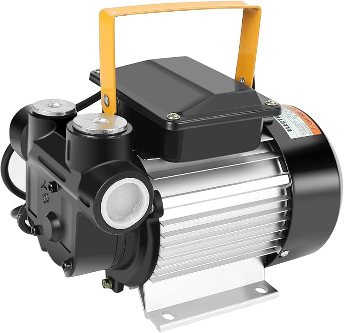 110V AC 550W Self Priming Electric Transfer Pump, 60L/min Oil Transfer Pump Fuel Diesel Kerosene Biodiesel Pumps For Vehicles, Construction Sites, Farms