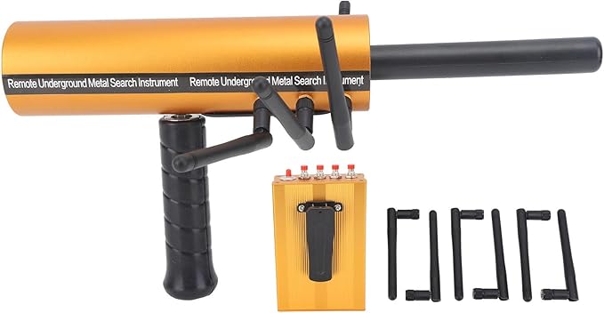 Gold Detector Underground, Ground Penetrating Metal Detector, Metal Pinpointer, 30m Depth 1200m Range 6 Antenna Accurate Finding Gold Detector