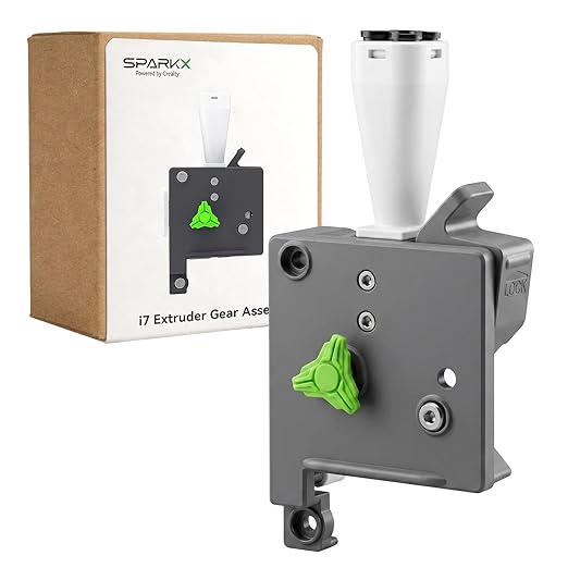 Creality Official SPARKX i7 Extruder, Original i7 Combo Extrusion Assembly with Quick-Swap Extruder Lever, 4-in-1 PTFE Adapter and Built-in Filament Cutter, 3D Printer Parts for Creality SPARKX i7