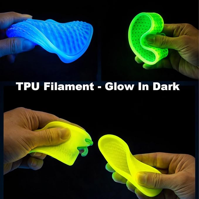 3D Printer Filament 1.75mm Filajoy3D 3D Printing Filament Dimensional Accuracy +/- 0.02mm for Most FDM 3D Printers,Purple,Blue,Green,Yellow, 250g*4 Pack