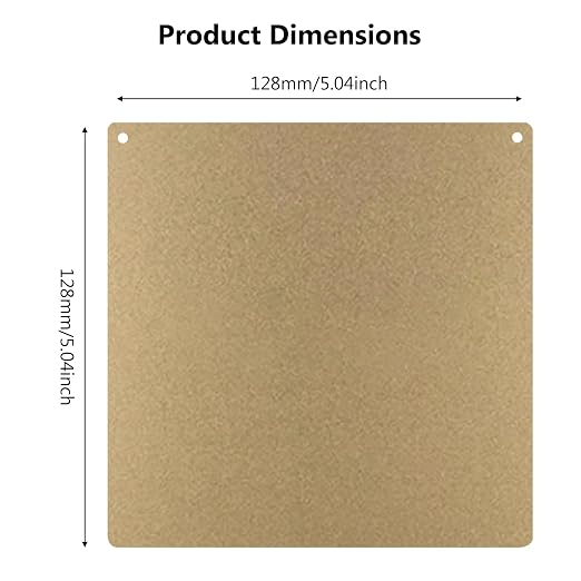 for AOSEED X-Maker Joy Cold Build Plate No Heating No Glue Double Sided PEI Textured Cool Printing Bed Sheet 128x128mm Kids 3D Printer Flexible Removable Spring Steel Heated Platform Mat