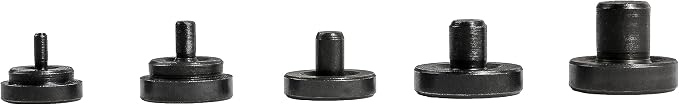ARES 18020 - Double Flaring Tool Adapter Set - Use on Copper, Aluminum, Soft Steel Brake Line and Brass Tubing - Compatible 18019 Double Flaring Tool