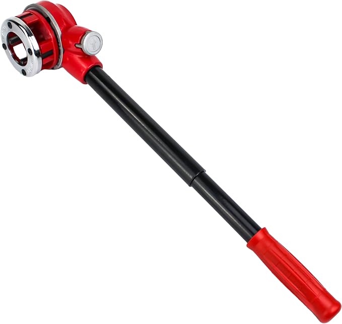 TEXALAN(R) Ratchet Pipe Threader Kit Ratcheting Pipe Threading Tool Set w/ 6 Dies 1/4", 3/8", 1/2", 3/4", 1", 11/4"