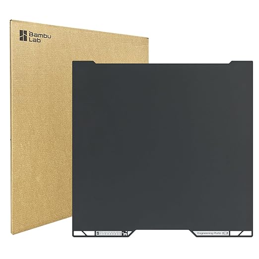 Original Bamboo H2D/H2S Engineering Plate, High-Temperature Smooth Surface Plate for All Filaments, Durable Coated H2 Build Plate for Bambu Lab H2S/H2D 3D Printers, Bamboo Lab Parts & Accessories