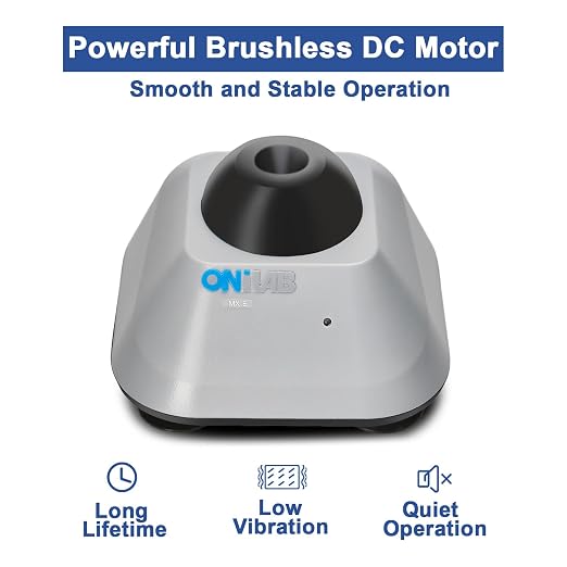 ONiLAB Mini Vortex Mixer with Touch Function, Lab Mixing, Nail Polish,Tattoo Ink,Eyelash Adhesives and Acrylic Paints Mixing, Lab Vortexer for Tubes,Include 120 pcs Stainless Steel Mixing Balls