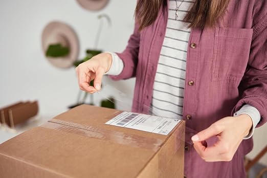 Duck HD Clear Packing Tape - 1 Roll of Heavy Duty Shipping and Moving Packing Tape - Clear Strong Packaging Tape for Boxes, Packing and Moving Supplies - 1.88 In. x 54.6 Yards (297438)