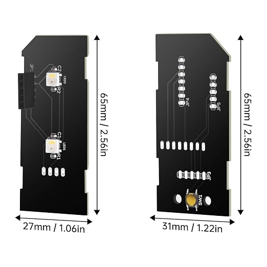 BIQU Ajax TD1 Sensor PCBs Only Auto Calculator Detector of Transmission Distance Values and Hex Color Code for Multi-Color Printing, Compatible with Bambu-Lab AMS and Most FDM 3D Printer