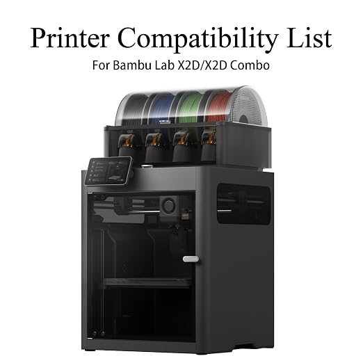 HzdaDeve X2D Vision Encoder Accuracy to A New Level 257.5X257.5MM Advanced Calibration Tool 5-Minute Calibration for Weeks-Long Accuracy for Bambu Lab X2D Combo 3D Printer