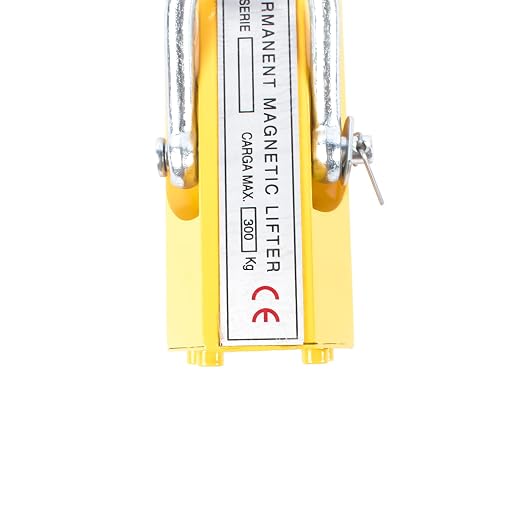 Permanent Magnetic Lifter Lifting Magnet 660 lbs/300 kg with Strong Neodymium Magnets for Hoist