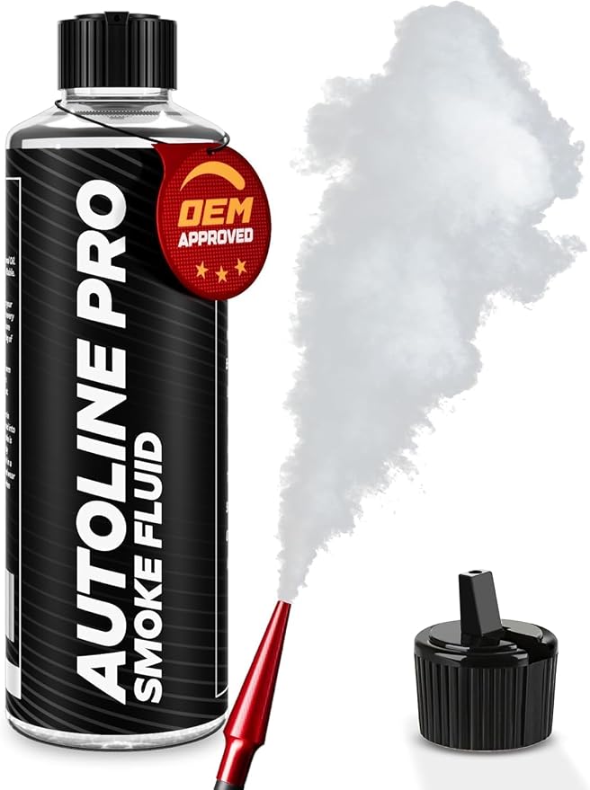 AutoLine Pro EVAP High Volume Smoke Machine Leak Tester with Built-in Air Pump - Shop Series Plus - Automotive Smoke Tester for Vacuum Leak Detection - Ceramic Coil and Best Ranked Smoke Fluid