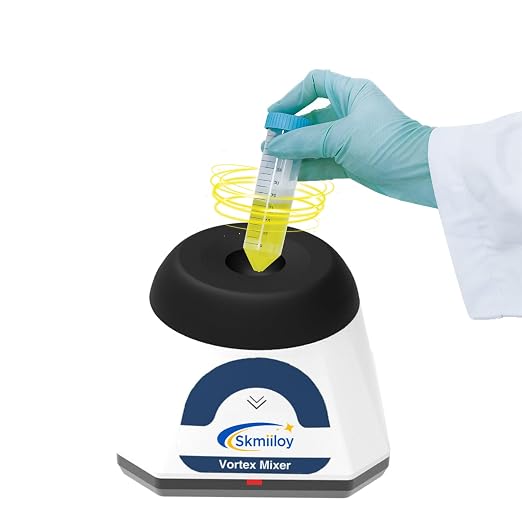 Mini Vortex Mixer with Touch Function, Lab Vortex Shaker 3500RPM for Paint Shaker, Gel Polish,Eyelash Adhesives,and Tatto Ink Mixing