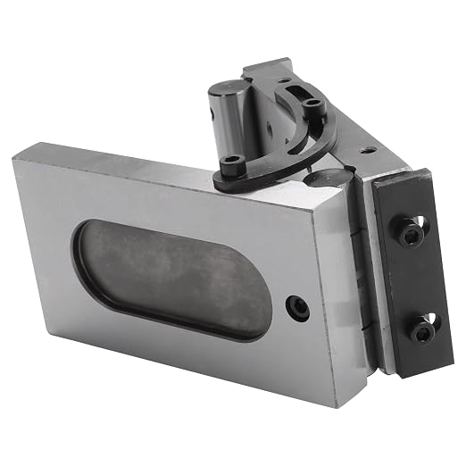 findmall Accuracy Sine Plate 6" Length x 3-1/4" Width x 1-7/8" Height | Hardened Tool Steel HRC 58-62, for Machine Shop Tool Room Inspection