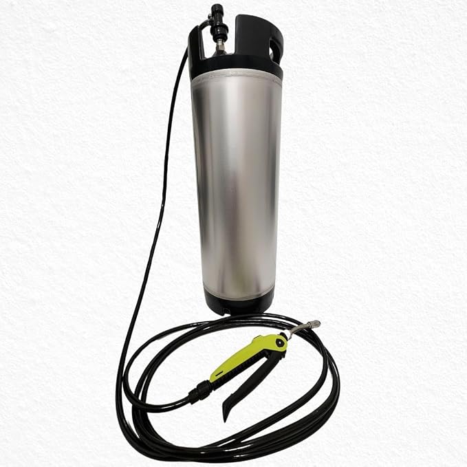 RockRose 5 Gallon Sprayer Stainless Steel Pressurized Tank Cylinder -Industrial Sprayer Pressurized High-Efficiency Effortless Operation Leak-Proof & Durable Designed for Auto Tint & PPF Installation