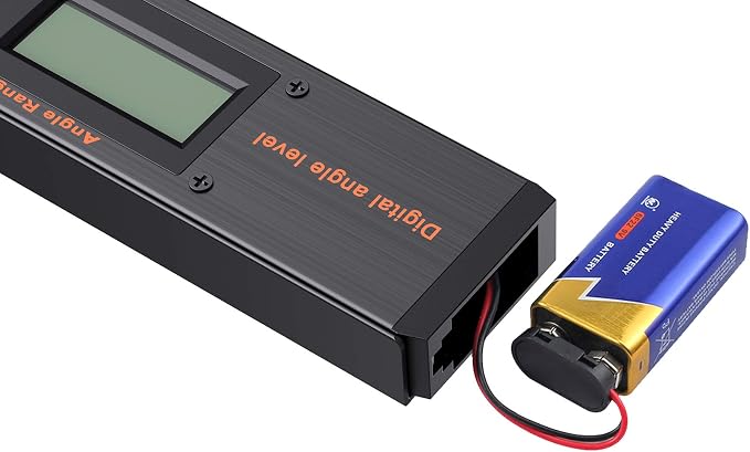 Neoteck 16 inch Digital Angle Finder 225° Aluminum Protractor, LCD Backlight & Bubble Level High Accuracy ±0.5°, Data Hold & Locking Knob, Auto-Off for Woodworking, Construction, Machinery