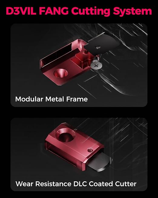 Creality Official DXC2 Extruder, Upgrade K2 Plus/K2/K2 Pro Extruder Kit, Innovative Dual Gear Design and Magnetic Snap Structure, 3D Printer Extrusion Accessories for K2 Series