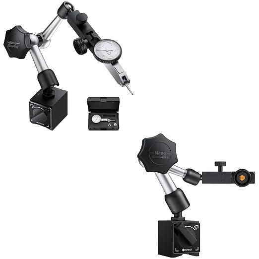 Neoteck 0.03" Test Indicator Set + 90lbs Magnetic Base Stand