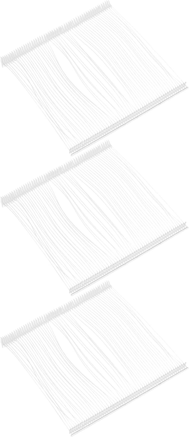 uxcell 5000pcs Standard Tagging Gun Fasteners 100mm Tagging Barbs Pins PP Plastic Tag for Price Tagging Gun, Clothing Tags Gun Attachments for Clothes Bag Fabric, Clear
