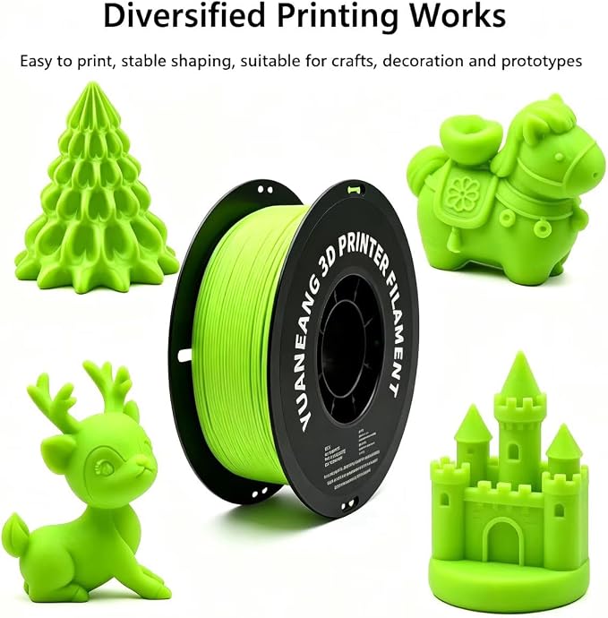 PETG 3D Printer Filament 1.75mm, 16-Color Set, Strong & Durable，Heat-Resistant, Low-Warp, Smooth Finish, Ideal for Functional Parts, Engineering Models & Large Multi-Color Printing Projects